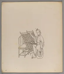 Külön levelek albuma: Silk Cultivation and Production (tinta papíron) (lásd még: 499288-303)